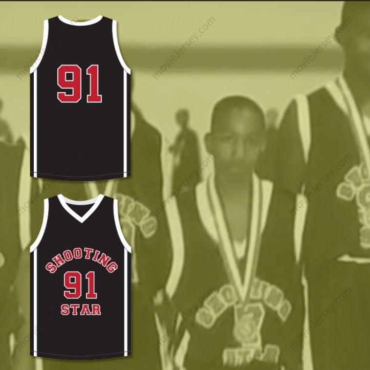PERSONALIZA CUALQUIER Nombre Número SIAN COTTON 91 OHIO SHOOTING STARS AAU JERSEY BALONCESTO NEGRO MÁS QUE UN JUEGO Costura Superior S-6XL