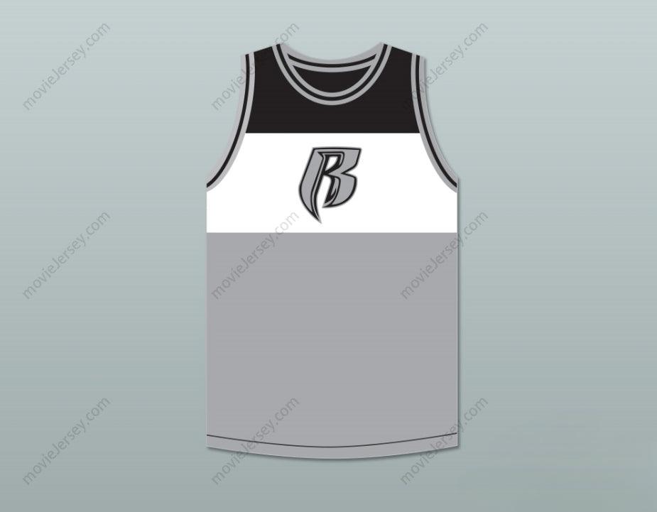 CAMISETA DE BALONCESTO TRICOLOR ROUGH RYDERS DMX 84 CON NOMBRE Y NÚMERO PERSONALIZABLES, 2 COSTURAS EN LA PARTE SUPERIOR S-6XL