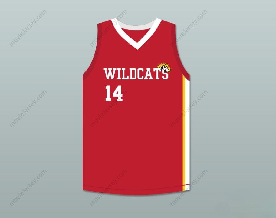 CUSTOM ANY Name Number TROY BOLTON 14 EAST HIGH SCHOOL WILDCATS RED BASKETBALL JERSEY HSM3 Top Stitched S-6XL