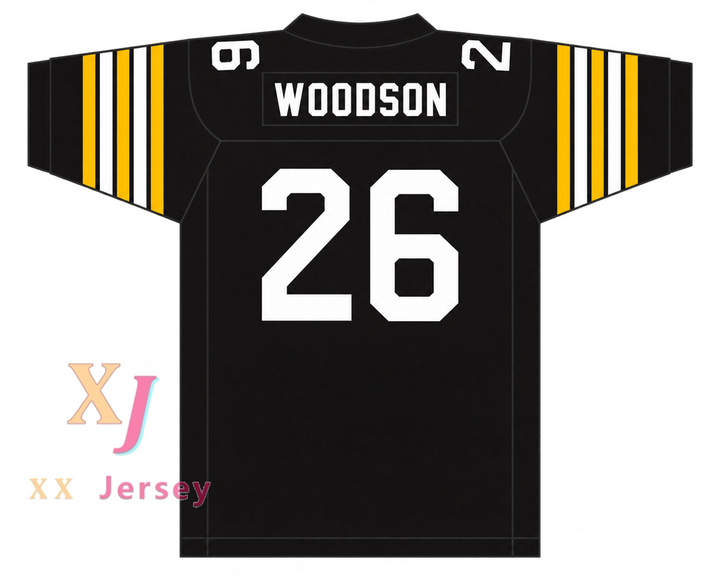 Custom Rod Woodson 26 R. Nelson Snider High School Panthers White Football Jersey