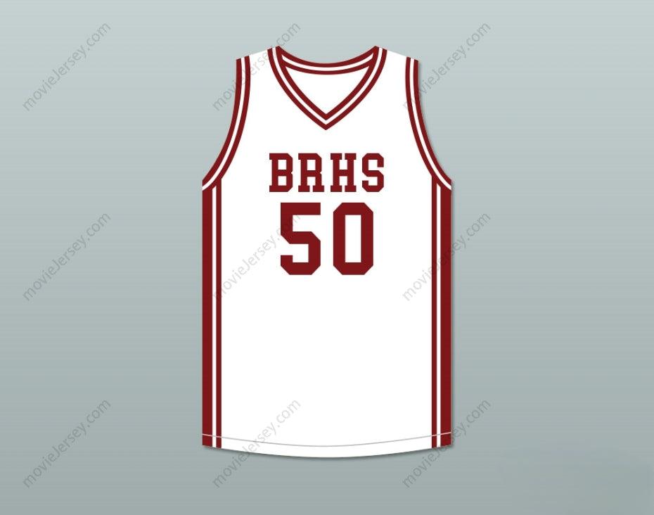 PERSONALIZADO CUALQUIER Nombre Número TERRELL OWENS 50 BENJAMIN RUSSELL HIGH SCHOOL WILDCATS CAMISETA DE BALONCESTO BLANCA Parte superior cosida S-6XL