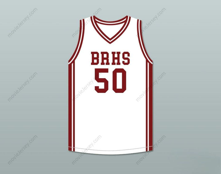 PERSONALIZADO CUALQUIER Nombre Número TERRELL OWENS 50 BENJAMIN RUSSELL HIGH SCHOOL WILDCATS CAMISETA DE BALONCESTO BLANCA Parte superior cosida S-6XL