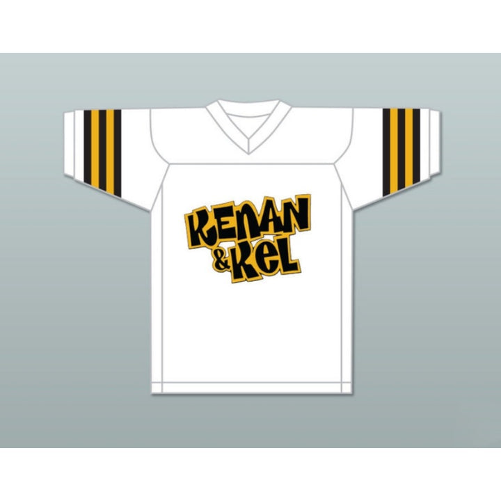 CUSTOM ANY Name Number KENAN THOMPSON 1 KENAN KEL WHITE Football Jersey Top Stitched S-6XL