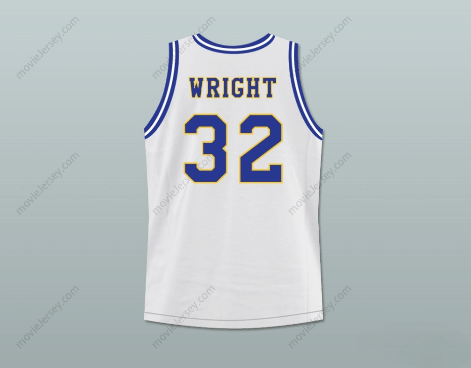 PERSONALIZADO Cualquier Nombre Número MONICA WRIGHT 32 CAMISETA BALONCESTO INSTITUTO CRENSHAW CON AMOR Y BALONCESTO PARCHE Cosido S-6XL