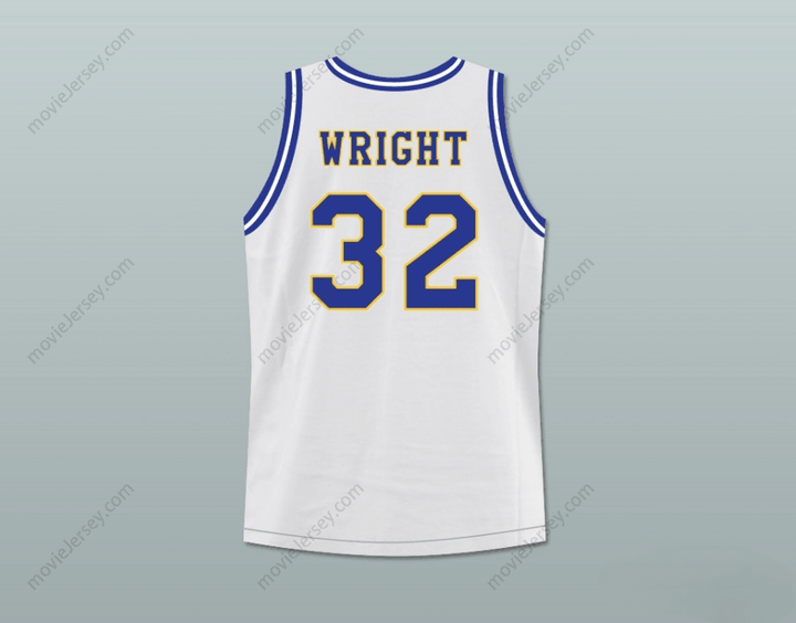 PERSONALIZADO Cualquier Nombre Número MONICA WRIGHT 32 CAMISETA BALONCESTO INSTITUTO CRENSHAW CON AMOR Y BALONCESTO PARCHE Cosido S-6XL