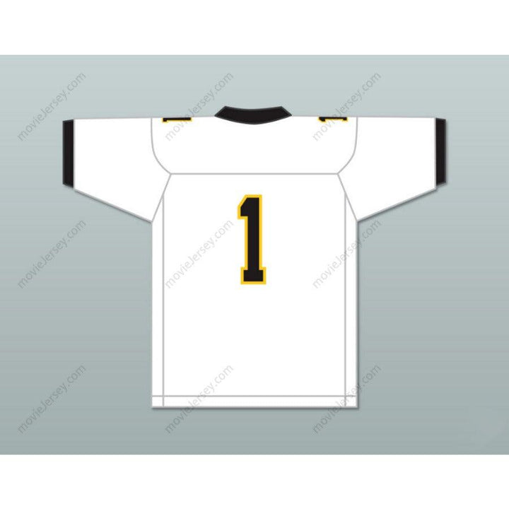PERSONALIZA CUALQUIER Nombre Número TRAVIS KELCE 1 CAMISETA Fútbol Americano CLEVELAND HEIGHTS HIGH SCHOOL TIGERS con costuras Tallas S-6XL