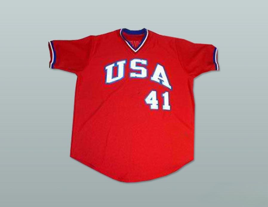 Personalizado Cualquier Nombre Número MARK MCGWIRE USA TEAM CAMISETA DE BÉISBOL NUEVA CUALQUIER TALLA O JUGADOR Cosida S-6XL