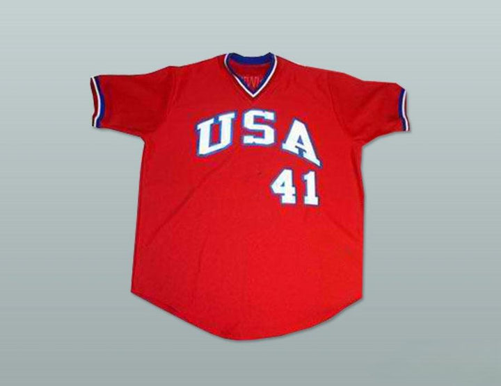 Personalizado Cualquier Nombre Número MARK MCGWIRE USA TEAM CAMISETA DE BÉISBOL NUEVA CUALQUIER TALLA O JUGADOR Cosida S-6XL