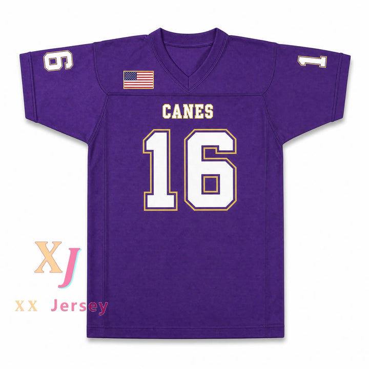 CAMISETA DE FÚTBOL AMERICANA DE INSTITUTO PERSONALIZADA TREVOR LAWRENCE 16 Todas las tallas S-6XL Costuras superiores S-6XL