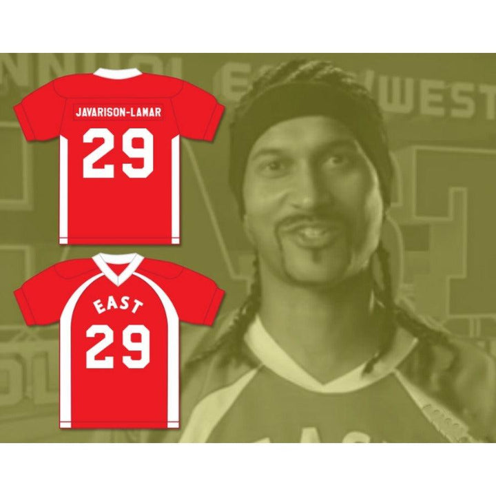 PERSONALIZA CUALQUIER Nombre Número JAVARIS JAMAR JAVARISON-LAMAR 29 Camiseta de fútbol EAST Bordada Tallas S-6XL