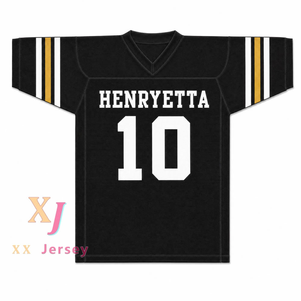 PERSONALIZA Cualquier Nombre Número TROY AIKMAN 10 HENRYETTA HIGH SCHOOL KNIGHTS Camiseta de fútbol con costuras S-6XL