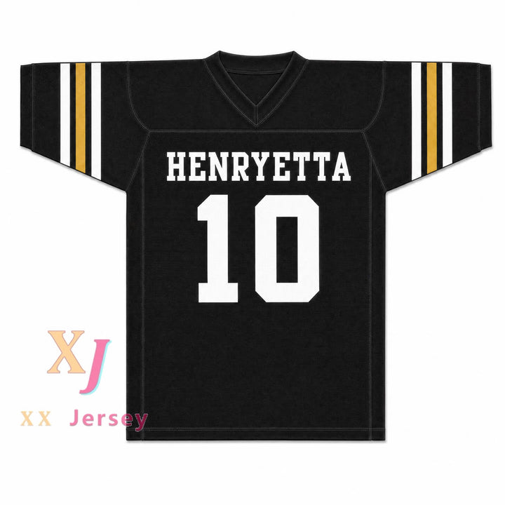 PERSONALIZA Cualquier Nombre Número TROY AIKMAN 10 HENRYETTA HIGH SCHOOL KNIGHTS Camiseta de fútbol con costuras S-6XL