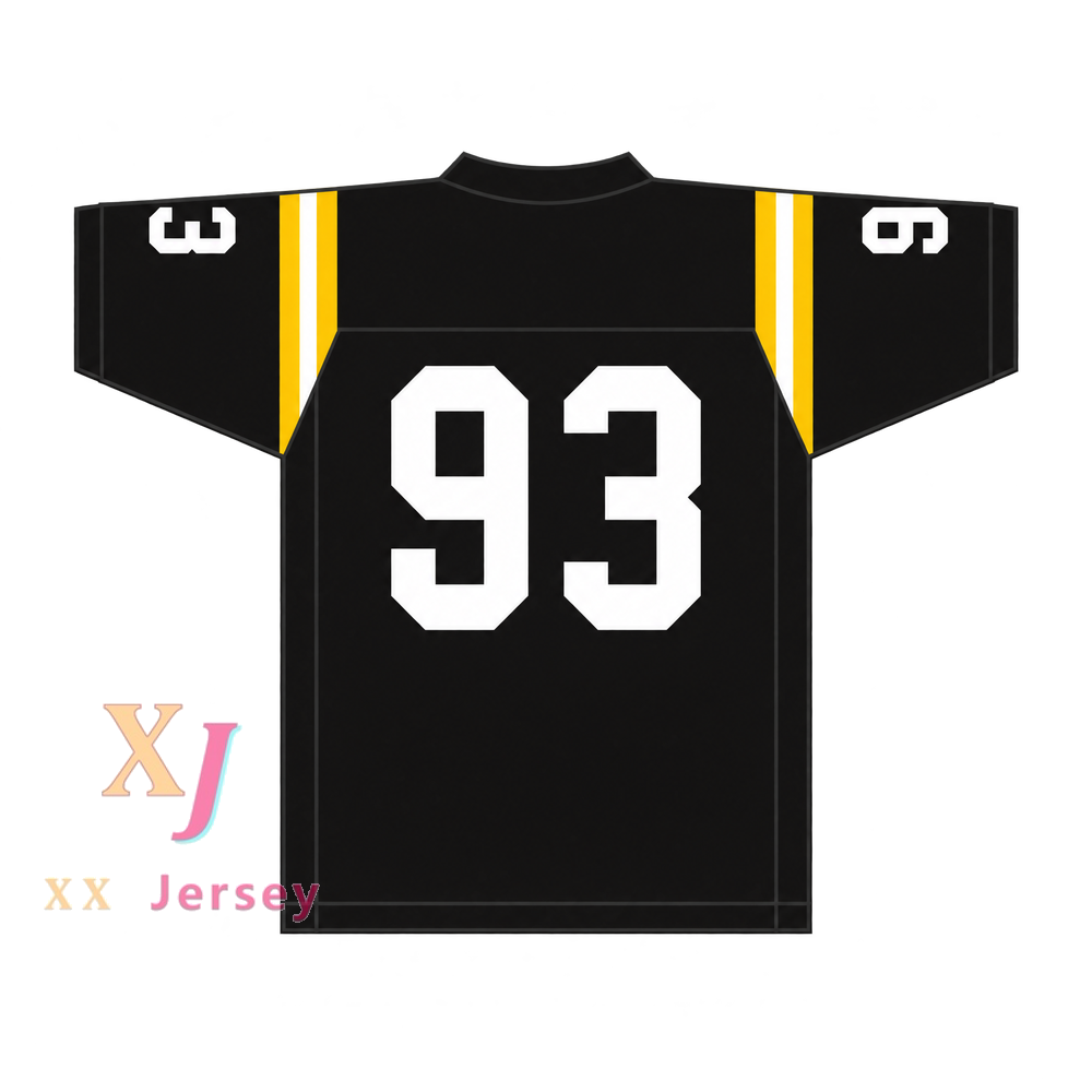 Camiseta de fútbol con nombre y número PERSONALIZADOS PHIDARIAN MATHIS 93 de NEVILLE HIGH SCHOOL TIGERS, cosida, tallas S-6XL