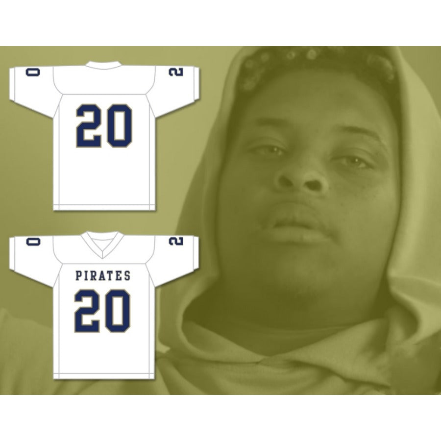 CUSTOM ANY Name Number KINGSTON DAVIS 20 INDEPENDENCE COMMUNITY COLLEGE PIRATES Football Jersey Top Stitched S-6XL