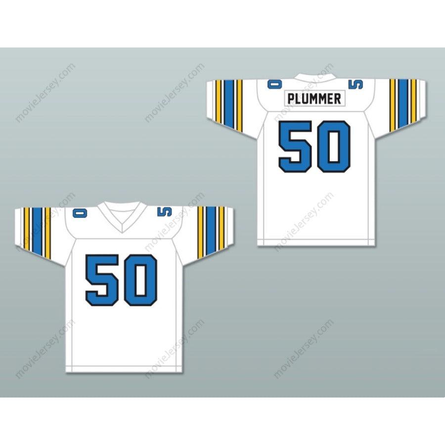 PERSONALIZA CUALQUIER Nombre Número 1984 USFL GARY PLUMMER 50 OAKLAND INVADERS AWAY Camiseta de Fútbol Americana Cosida S-6XL
