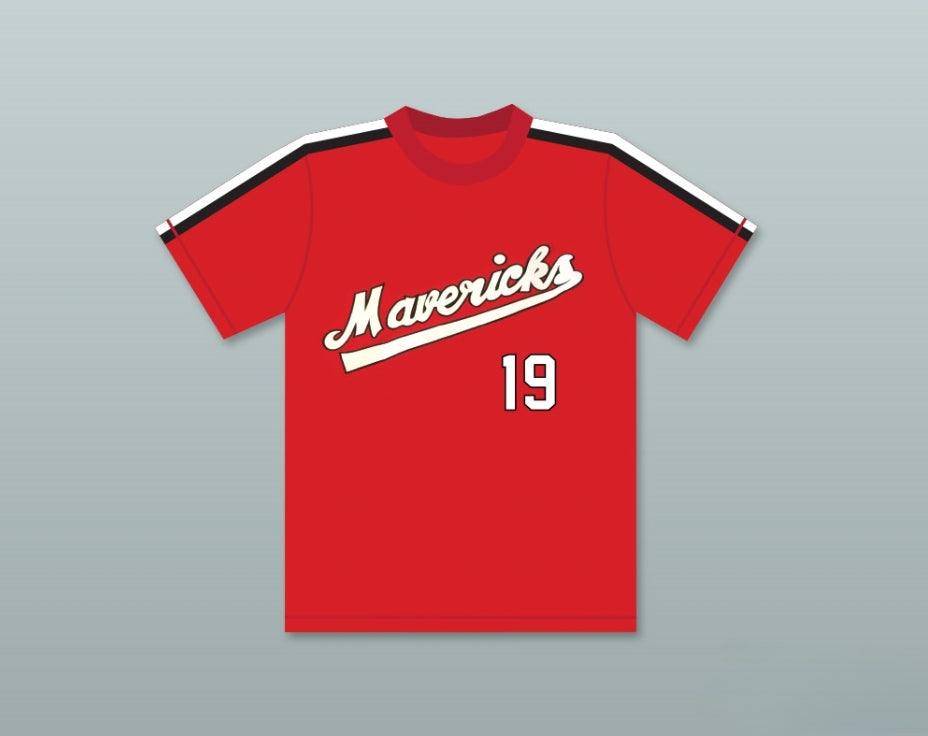 Camiseta de béisbol personalizada con cualquier nombre y número JOE COX 19 LOS BASTARDOS GOLPEADOS DEL BÉISBOL Costura superior S-6XL