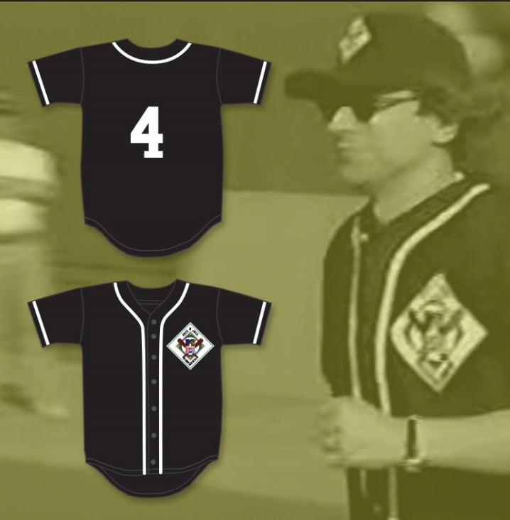 Camiseta de béisbol personalizada LOU GRAMM 4 AARDVARKS con cualquier nombre y número – 1er DERBI ANUAL DE BÉISBOL ROCK N' JOCK 1990 – Costuras superiores S-6XL