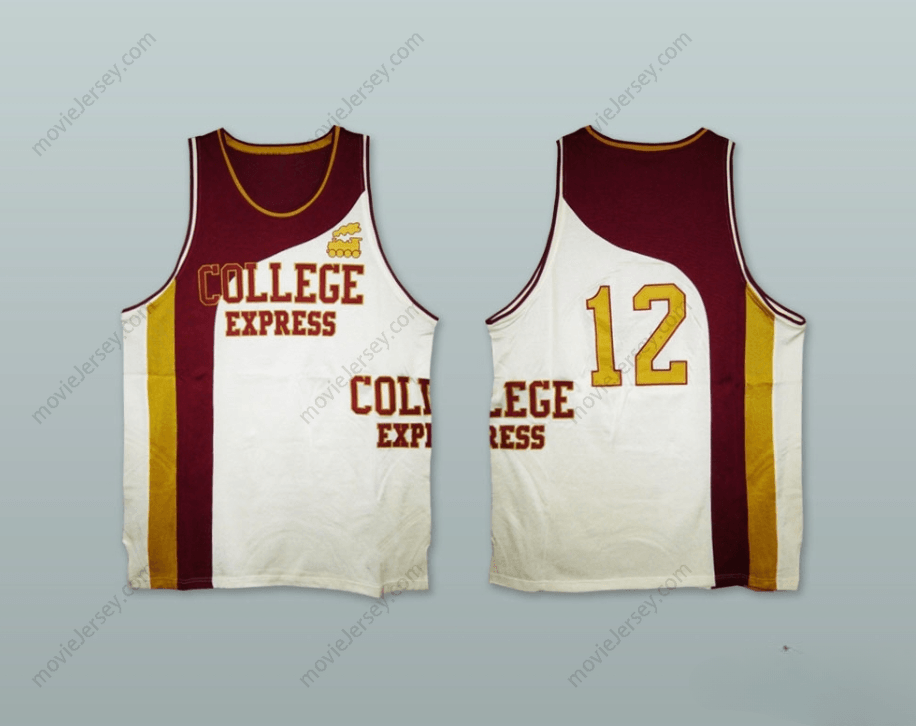 PERSONALIZADO Cualquier Nombre Número CAMISETA DE BALONCESTO UNIVERSITARIA EXPRÉS 12 Costura Superior S-6XL