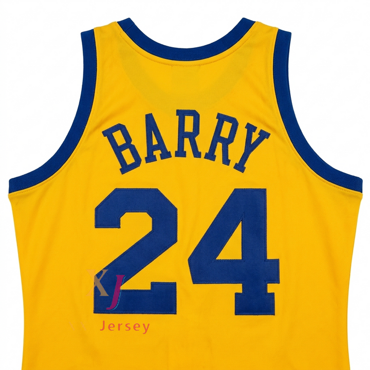 THE CITY Rick Barry 24 Throwback Jersey customize Any number name Stitched embroidery Jersey