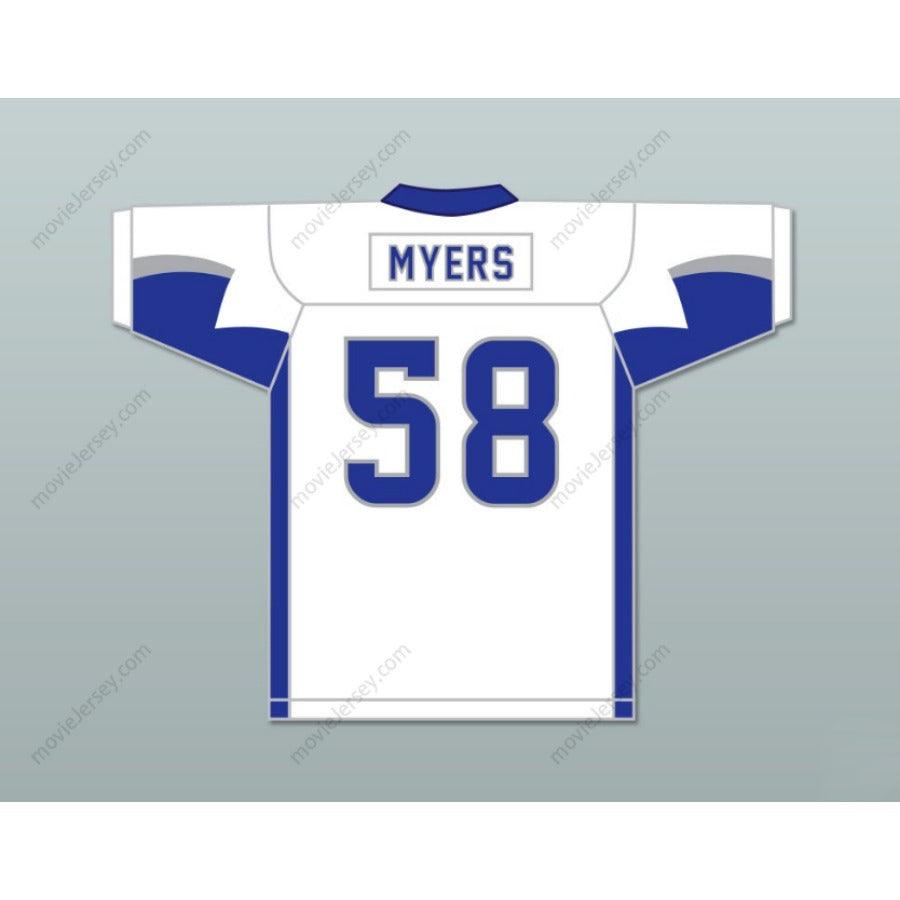 PERSONALIZA Cualquier Nombre Número JOSH MYERS 58 Camiseta de Fútbol de Preparatoria con Costuras S-6XL