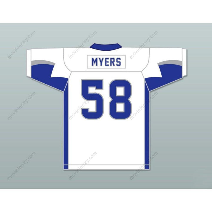 PERSONALIZA Cualquier Nombre Número JOSH MYERS 58 Camiseta de Fútbol de Preparatoria con Costuras S-6XL