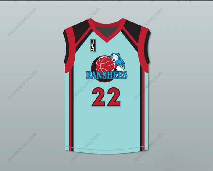 PERSONALIZADO Cualquier Nombre Número MIGUEL A. NUNEZ JR. JUWANNA MANN 22 CHARLOTTE BANSHEES CAMISETA DE BALONCESTO LOCAL CON PARCHE WUBA S-6XL con costura superior