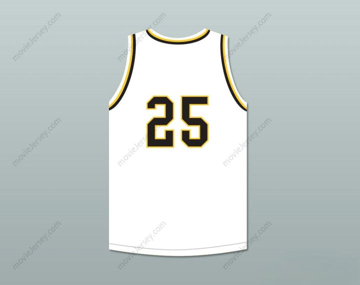 PERSONALIZAR CUALQUIER Nombre Número DWYANE WADE 25 HAROLD L. RICHARDS HIGH SCHOOL BULLDOGS BLANCO CAMISETA BALONCESTO 1 Arriba Cosido S-6XL