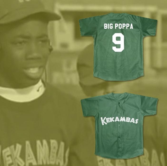 Camiseta de Béisbol Personalizada con Nombre y Número MILES PENNFIELD II 'BIG POPPA' 9 KEKAMBAS HARDBALL Verde Oscuro con Costuras Decorativas Tallas S-6XL