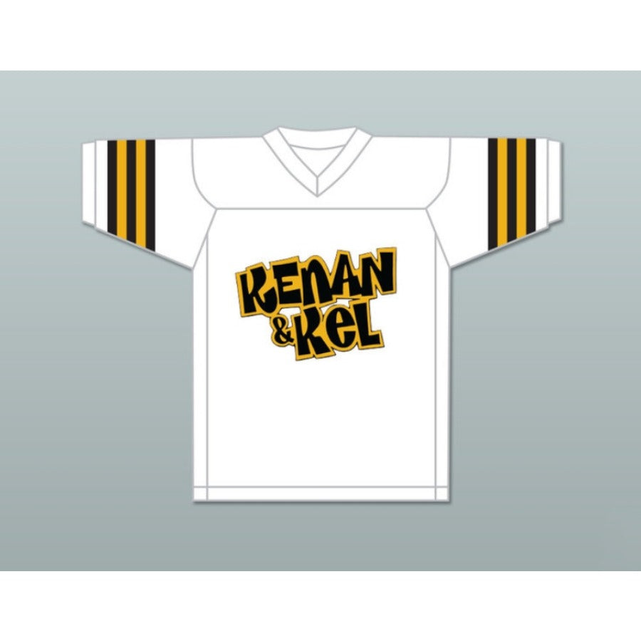 CUSTOM ANY Name Number KEL MITCHELL 2 KENAN KEL WHITE Football Jersey Top Stitched S-6XL