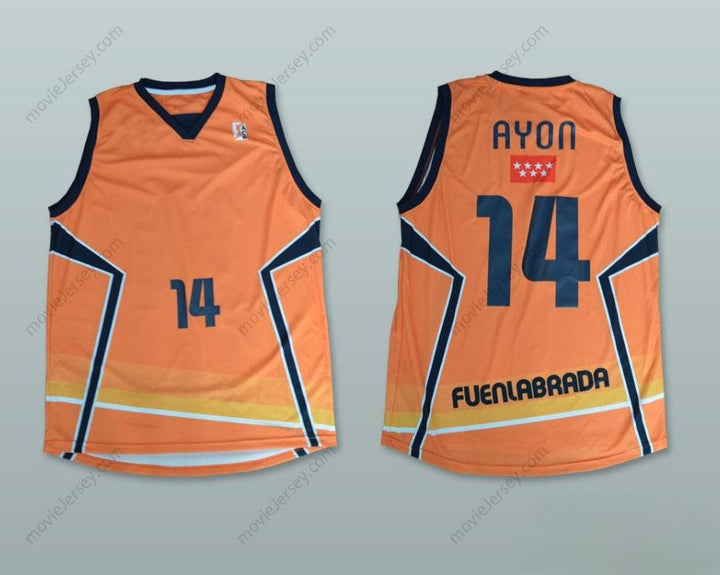 PERSONALIZA Cualquier Nombre Número GUSTAVO AYON 14 BALONCESTO FUENLABRADA CAMISETA DE BALONCESTO Cosido S-6XL