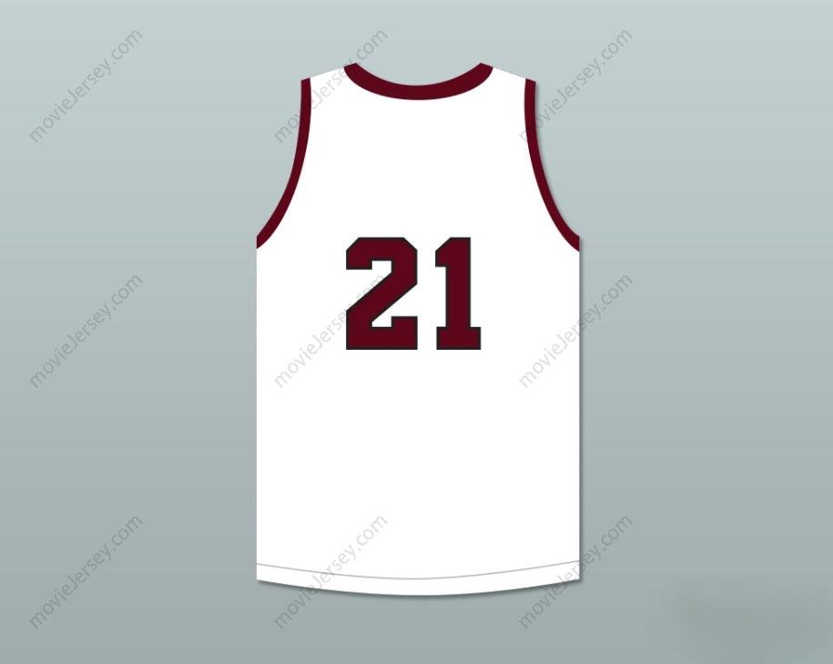 PERSONALIZA Cualquier Nombre Número JUGADOR 21 A&M CONSOLIDATED HIGH SCHOOL TIGERS BLANCO CAMISETA BALONCESTO Cosido Tallas S-6XL