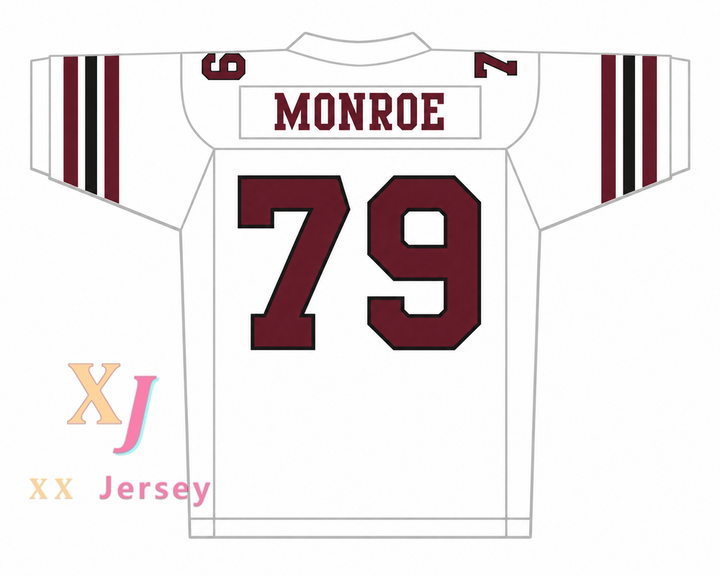 Custom Clarence Monroe 79 Boston Rebels Football Jersey