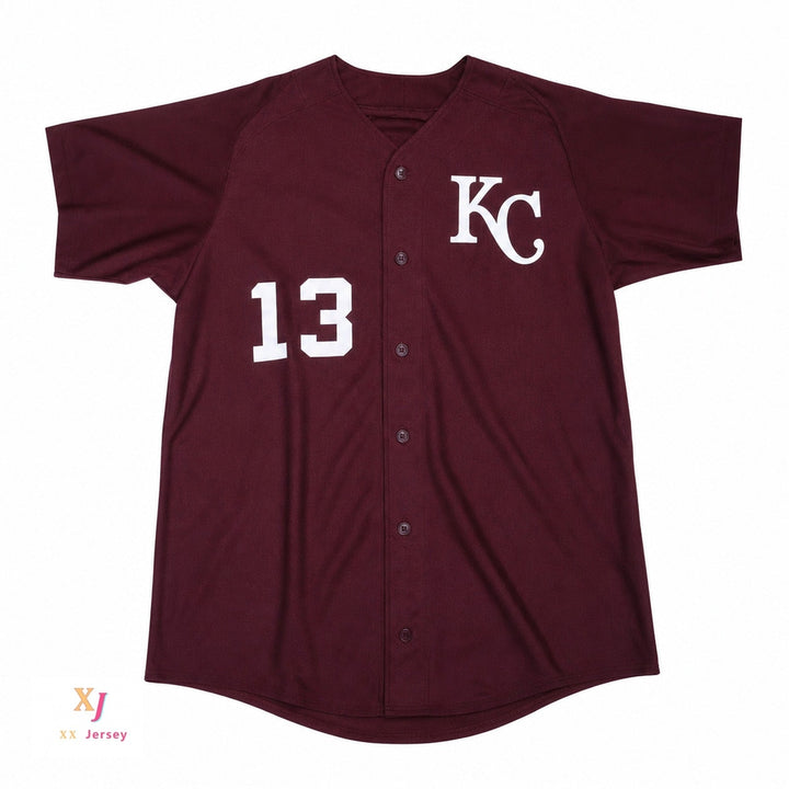 Camiseta de béisbol DEREK JETER CENTRAL HIGH SCHOOL MAROON GIANTS con nombre y número personalizados, costura superior, tallas S-6XL