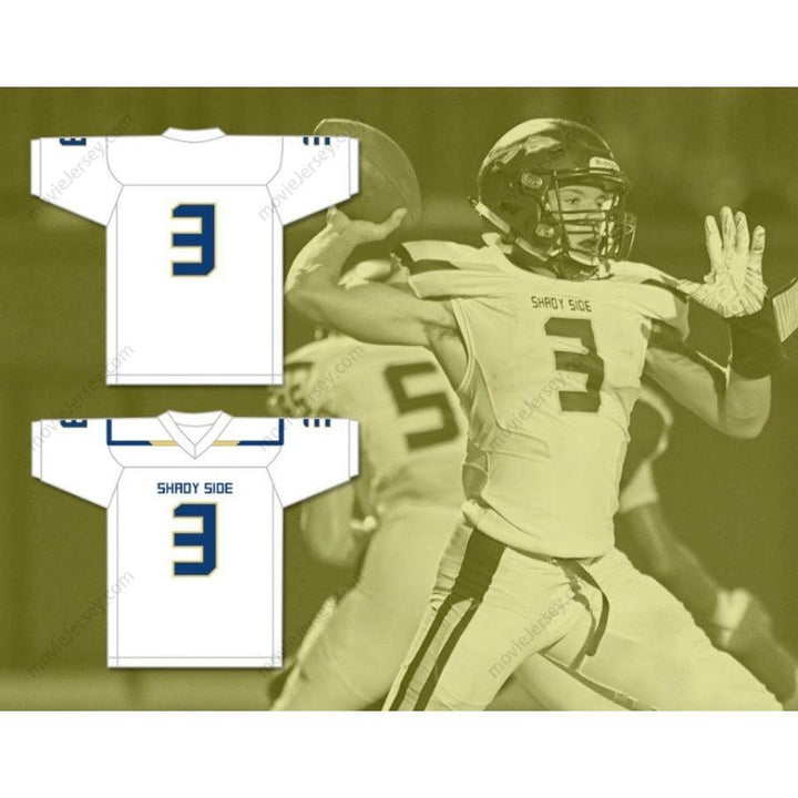 CUSTOM ANY Name Number SKYY MOORE 3 SHADY SIDE ACADEMY BULLDOGS Football Jersey Top Stitched S-6XL