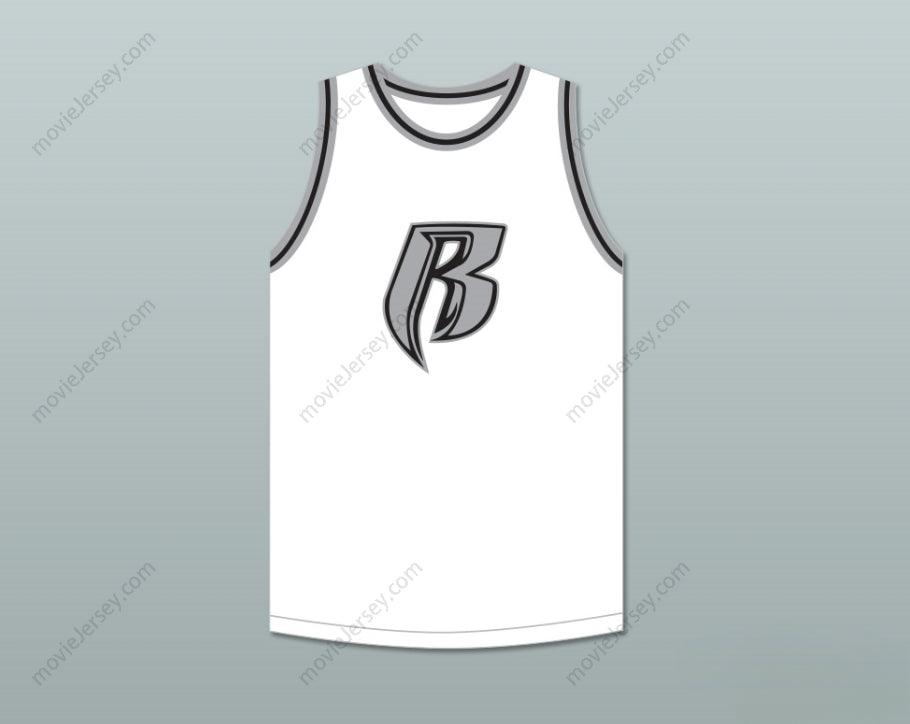 PERSONALIZA CUALQUIER Nombre Número DMX 84 ROUGH RYDERS JERSEY BALONCESTO BLANCO 1 Cosido S-6XL