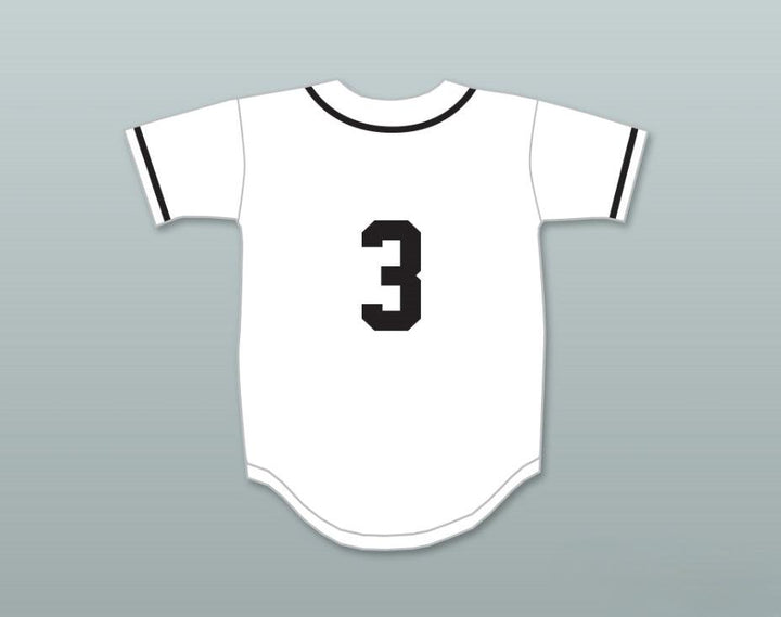 Camiseta de béisbol BRUCE HORNSBY 3 SALAMANDERS con número y nombre personalizados, 1.º DIAMOND DERBY ANUAL ROCK N' JOCK 1990 con costuras superiores S-6XL