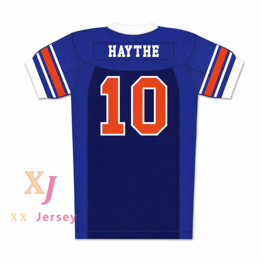 PERSONALIZA CUALQUIER Nombre Número WYATT RUSSELL ZOOK HAYTHE Camiseta de Fútbol Americana STATESMEN 10 de METRO CITY Con Costuras S-6XL