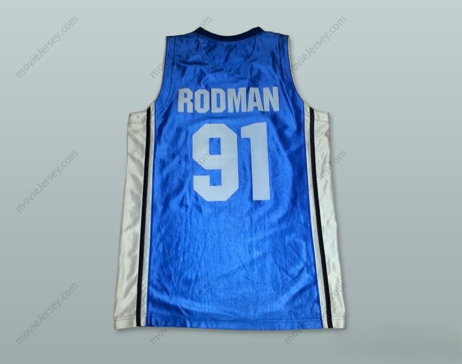 CUSTOM ANY Name Number DENNIS RODMAN 91 BRIGHTON BEARS BASKETBALL JERSEY Top Stitched S-6XL