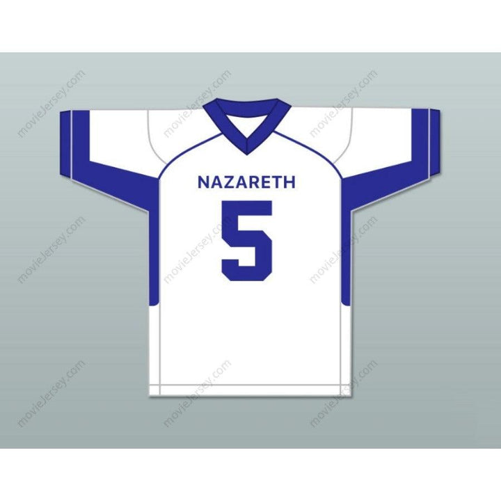 PERSONALIZA cualquier nombre y número JAHAN DOTSON 5 NAZARETH AREA HIGH SCHOOL AZUL camiseta de fútbol, costuras S-6XL