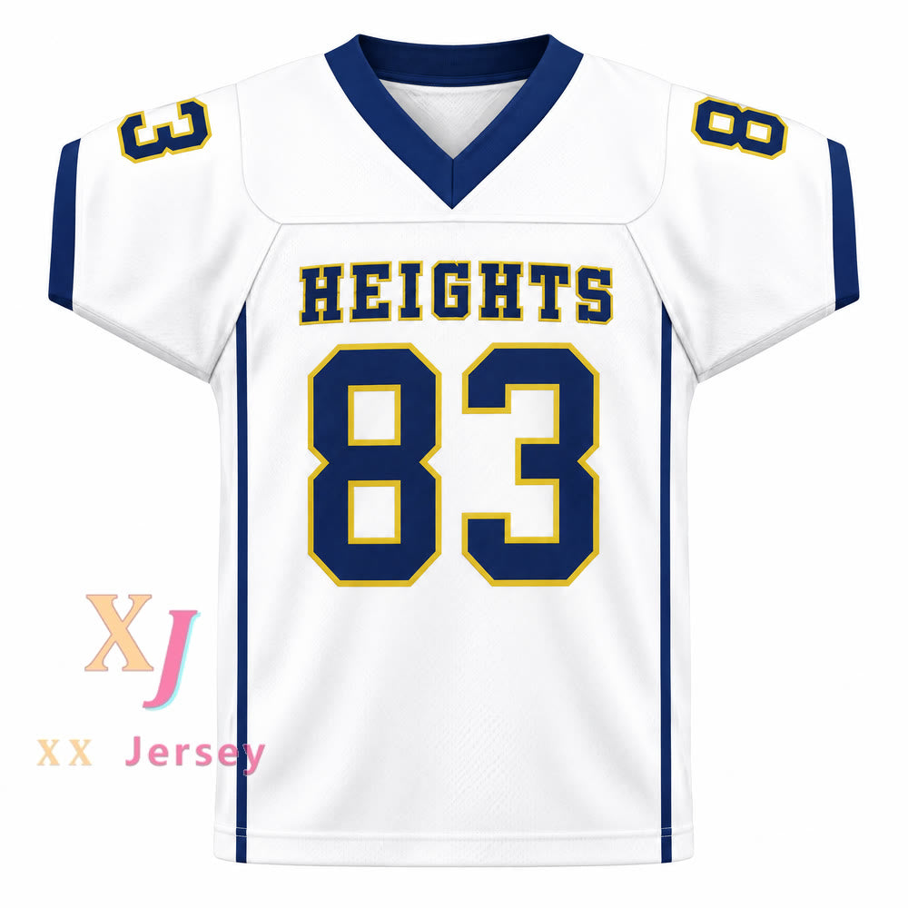 Custom Tariq Woolen 83 Arlington Heights High School Yellow Jackets Football Jersey