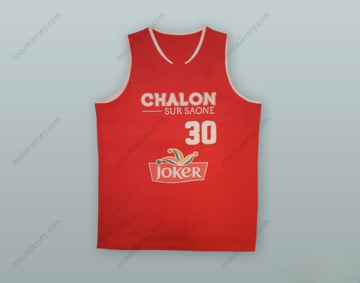 PERSONALIZA CUALQUIER Nombre Número MICKAEL GELABALE 30 CAMISETA DE BALONCESTO ÉLAN CHALON FRANCIA Costura Superior S-6XL