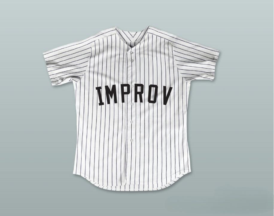 Personalizada Cualquier Nombre Número GEORGE COSTANZA 17 MEJORA CAMISETA DE BÉISBOL RAYAS BLANCAS 'EL SUPLENTE' Costuras Superiores S-6XL