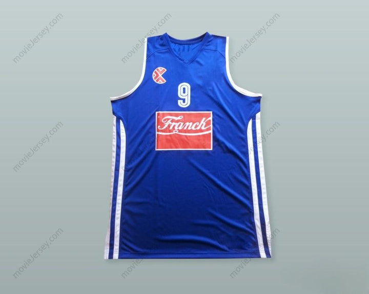 PERSONALIZA Cualquier Nombre Número DARIO SARIC 9 KK CIBONA ZAGREB CAMISETA DE BALONCESTO CON PARCHE Cosido S-6XL