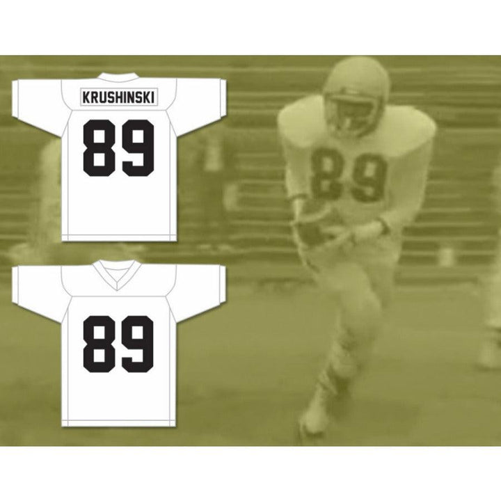 PERSONALIZA CUALQUIER Nombre Número WOODY HARRELSON KRUSHINSKI 89 CENTRAL HIGH SCHOOL WILDCATS Visitante Camiseta de Fútbol con Bordado Superior Tallas S-6XL