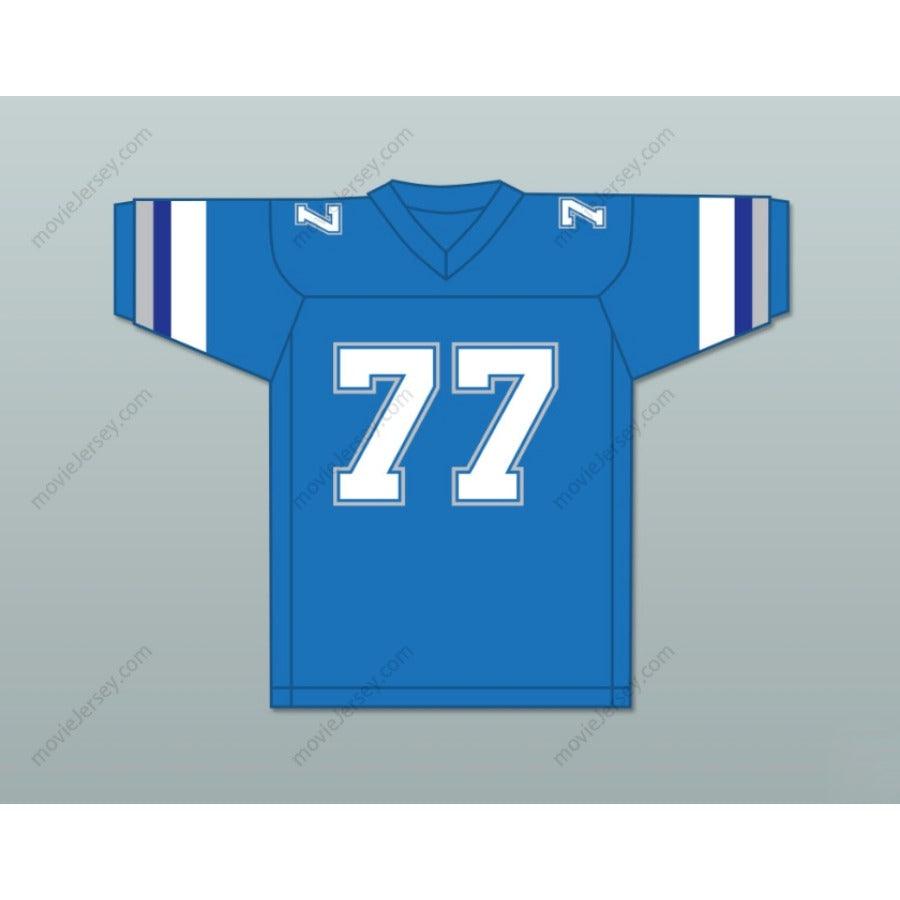 PERSONALIZA CUALQUIER Nombre Número 1983 USFL JUNIOR AH YOU 77 BOSTON BREAKERS ROAD Jersey de Fútbol Americano Cosido Tallas S-6XL