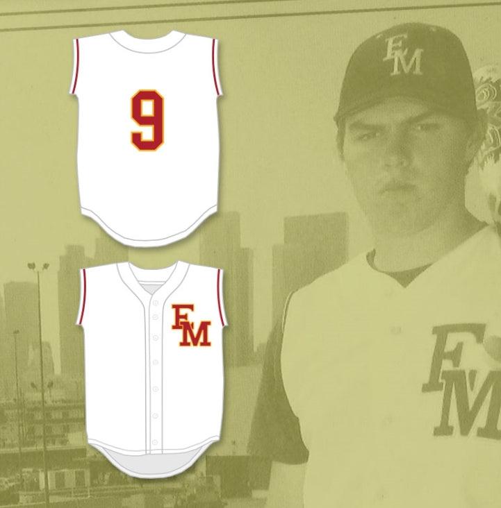 Camiseta de béisbol blanca personalizada con cualquier nombre y número de FREDDIE FREEMAN 9 EL MODENA HIGH SCHOOL VANGUARDS 1 Top Stitched S-6XL