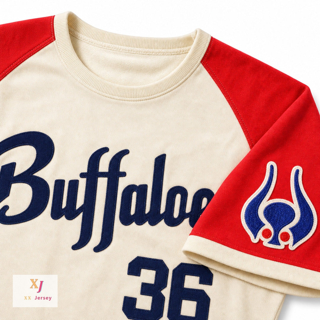 Custom Any Name Number BUFFALOES YOSHII 36 JAPAN BASEBALL JERSEY ANY NAME OR NUMBER NEW Top Stitched S-6XL