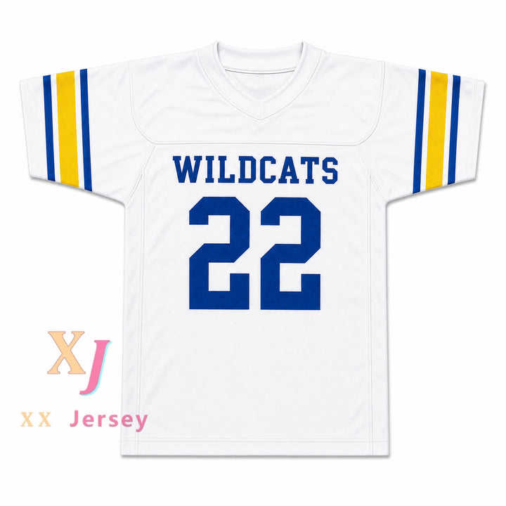 PERSONALIZADO Cualquier Nombre Número WALTER PAYTON 22 COLUMBIA HIGH SCHOOL WILDCATS AZUL CAMISETA DE FÚTBOL Cosida S-6XL