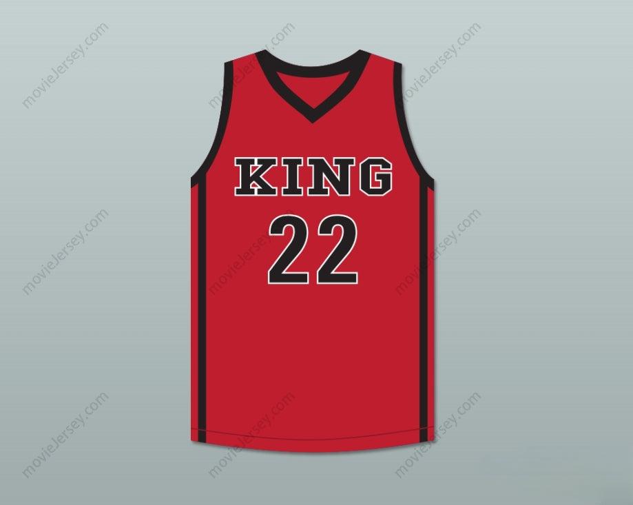 CUSTOM ANY Name Number KAWHI LEONARD 22 MARTIN LUTHER KING HIGH SCHOOL  RED BASKETBALL JERSEY 3 Top Stitched S-6XL