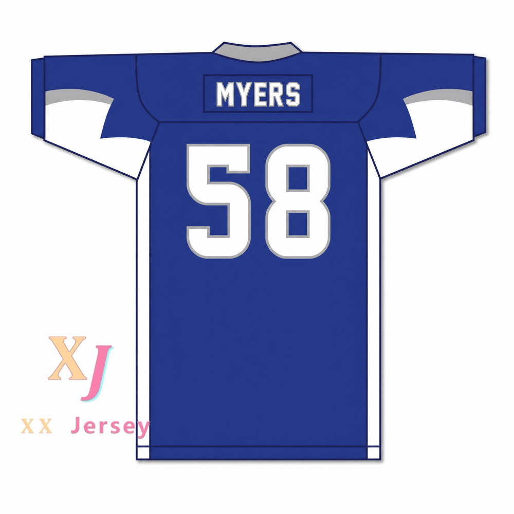 PERSONALIZADO Cualquier Nombre VIKINGS JOSH MYERS 58 Camiseta de fútbol de escuela secundaria Cosida S-6XL